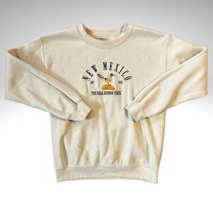 New Mexico Roadrunner Crewneck Sweatshirt Gildan Heavy Blend Small